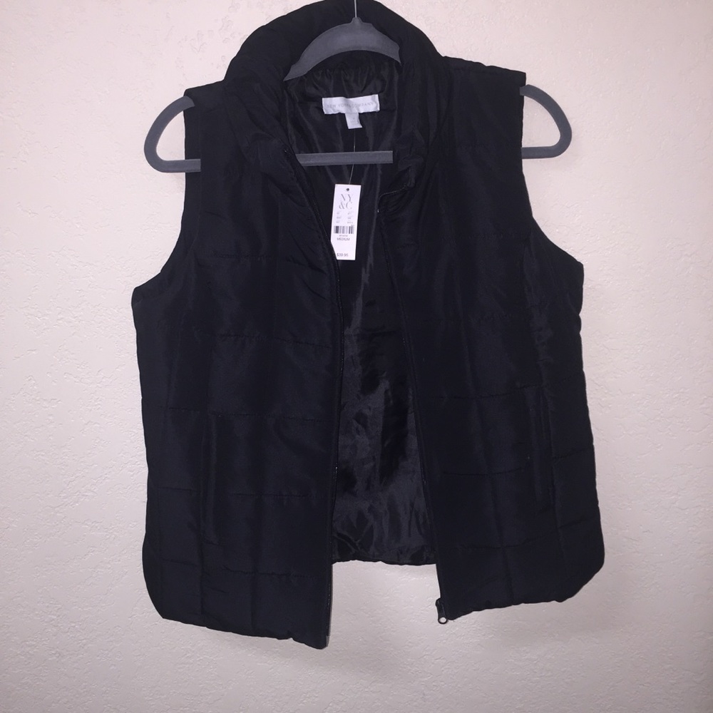 NWT Black New York & co. Vest